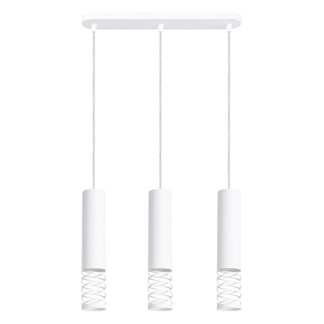 Lampe suspendue LAMI 3L blanc