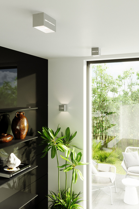 Applique LOBO grise + 1x ampoule LED G9 3000K Warm 4.5W 510lm