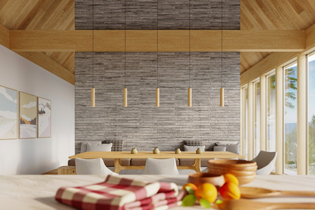 LINO 2 Lampe suspendue en bois naturel + 2x ampoule LED 7W GU-10 3000K Warm 620lm