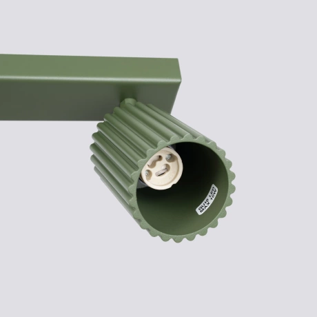 Plafonnier KARBON 6L vert olive