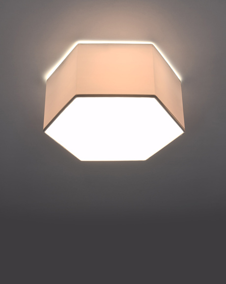 Plafond SUNDE 13 blanc + 2x ampoule LED E27 3000K Warm 7.5W 620lm