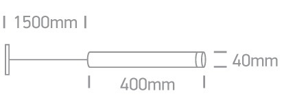 LAVE noir LED 3000K 9W 630lm