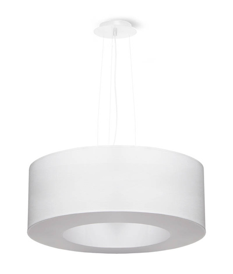Lustre SATURNO 50 blanc + 5x ampoule LED E27 4000K Froid 7.5W 650lm