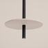 Lampe suspendue FELTRO 1 noir/beige