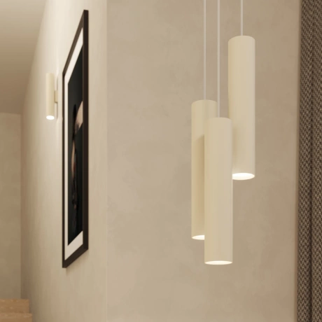 Lampe suspendue LAGOS 2 beige