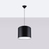 NOVA 30 lampe suspendue noire + 1x ampoule LED E27 3000K Warm 7,5W 620lm