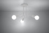 Lustre SUPEŁ 3 blanc + 3X ampoule LED E27 3000K 7W 760lm