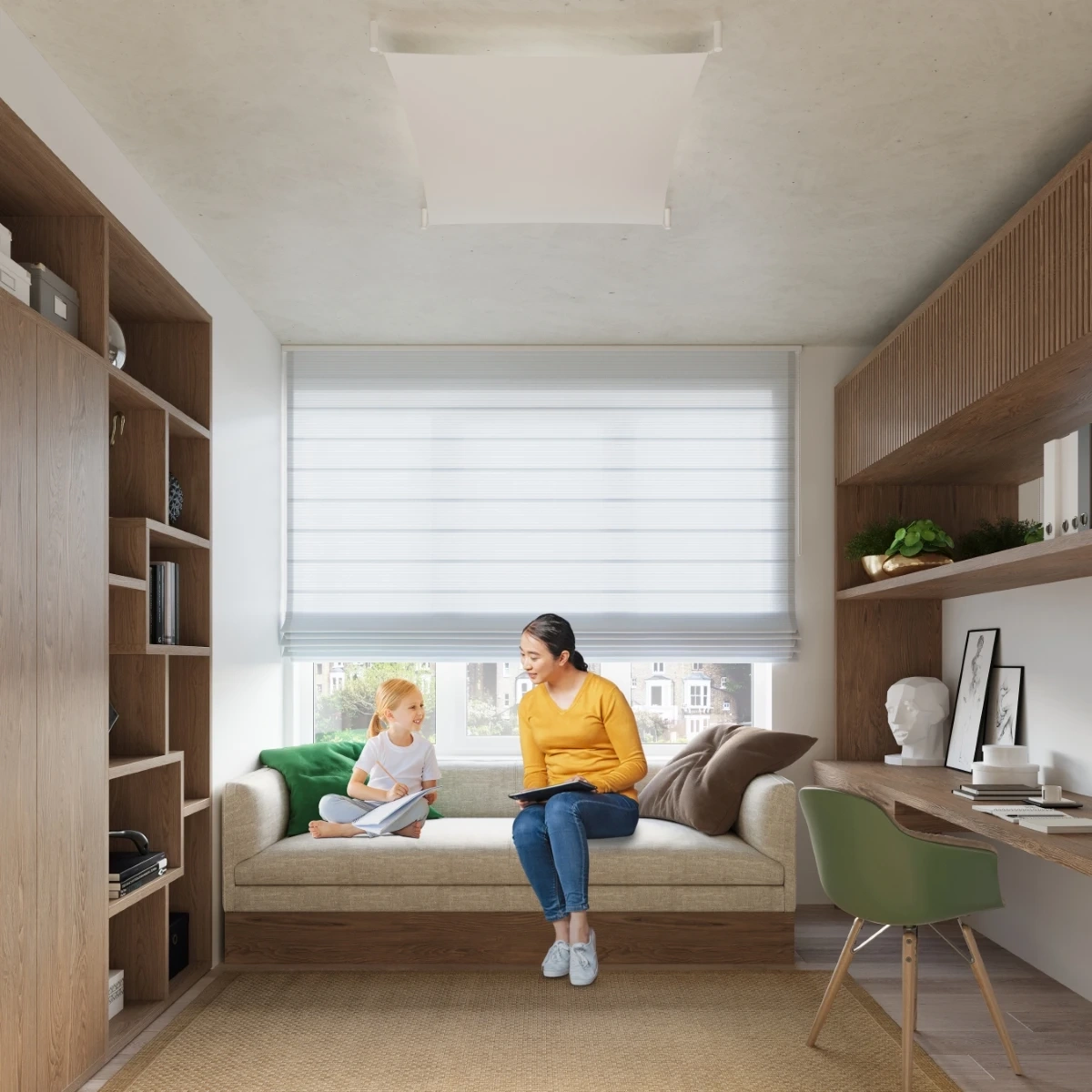 Plafonnier LUNA 3 blanc