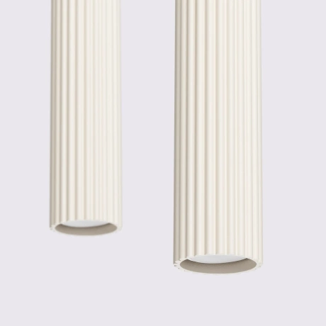 Lampe suspendue KARBON 2 beige