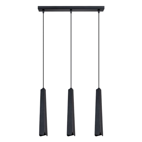 Lampe suspendue PRYSM 3L noir