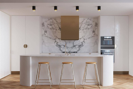 Plafond NESI noir + 1x ampoule LED GU-10 3000K Warm 7W 510lm