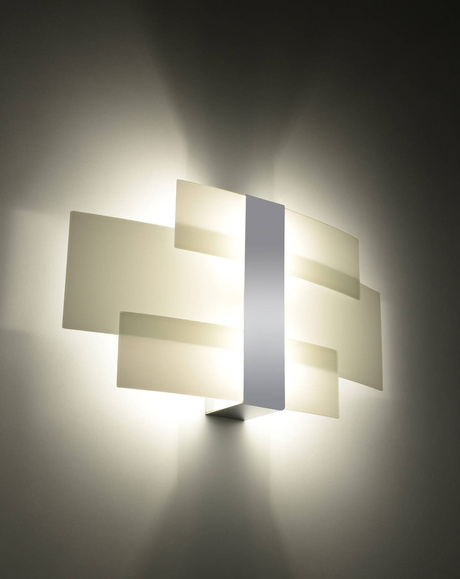 Applique CELIA chrome + 2x ampoule LED G9 3000K Warm 4.5W 510lm