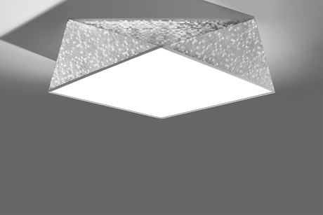Plafond HEXA 45 CEKIN + 3x Ampoule LED E27 4000K Froid 7.5W 650lm