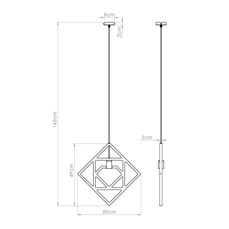 Lampe suspendue CARO