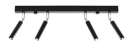 Plafond EYETECH 4 noir + 4x ampoule LED G9 3000K Warm 4.5W 510lm