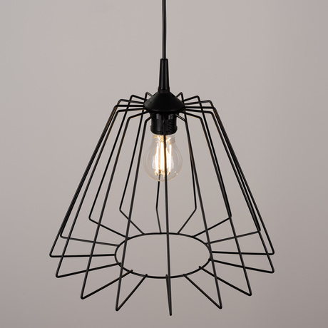 Lampe suspendue TRAPO noir
