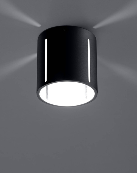 Plafond INEZ noir + 1x ampoule LED G9 4000K Cold 4.5W 530lm