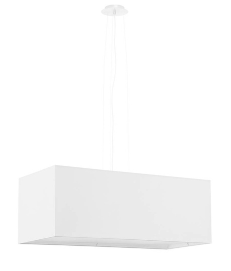 Lustre SANTA BIS 80 blanc + 3x ampoule LED E27 4000K Froid 7.5W 650lm