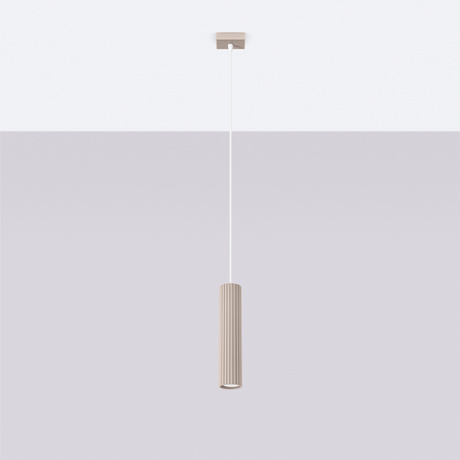 Lampe suspendue KARBON 1 taupe