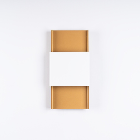 Applique DURLIN or/blanc + 2x ampoule LED G9 4000K Cold 4.5W 460lm