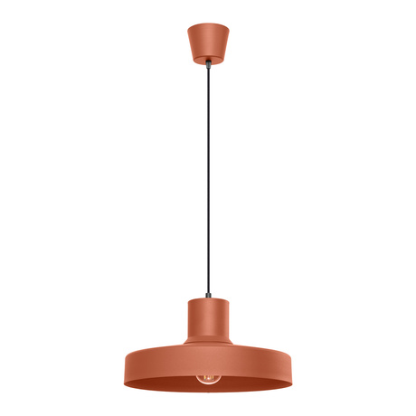 Lampe suspendue BILO rouge ocre