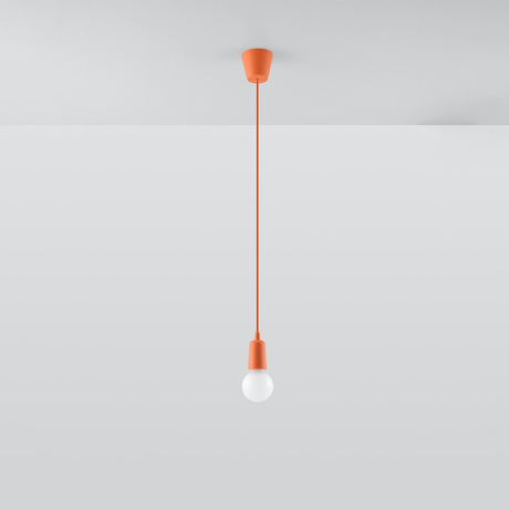 Lampe pendante DIEGO 1 orange