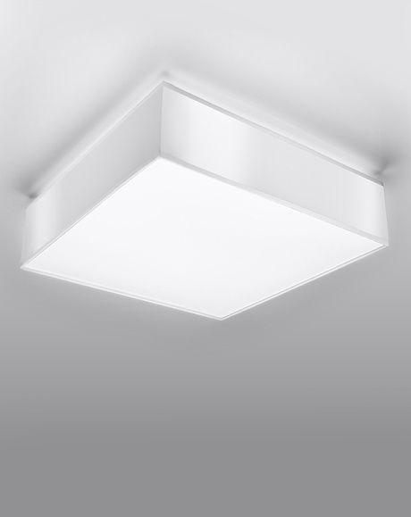 Plafond HORUS 25 WHITE + 1x ampoule LED E27 3000K Warm 7.5W 620lm