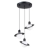 Lampe suspendue HYPERION 3P noir