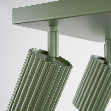 Plafonnier KARBON 4 vert olive