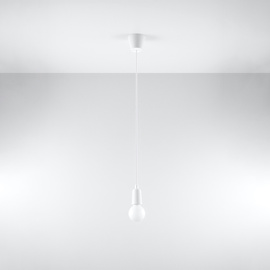 Lampe suspendue DIEGO 1 blanc