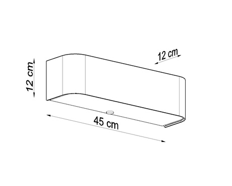 Applique LOKKO blanche + 2x ampoule LED E27 3000K Warm 7.5W 620lm
