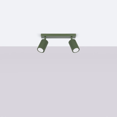 Plafonnier KARBON 2 vert olive