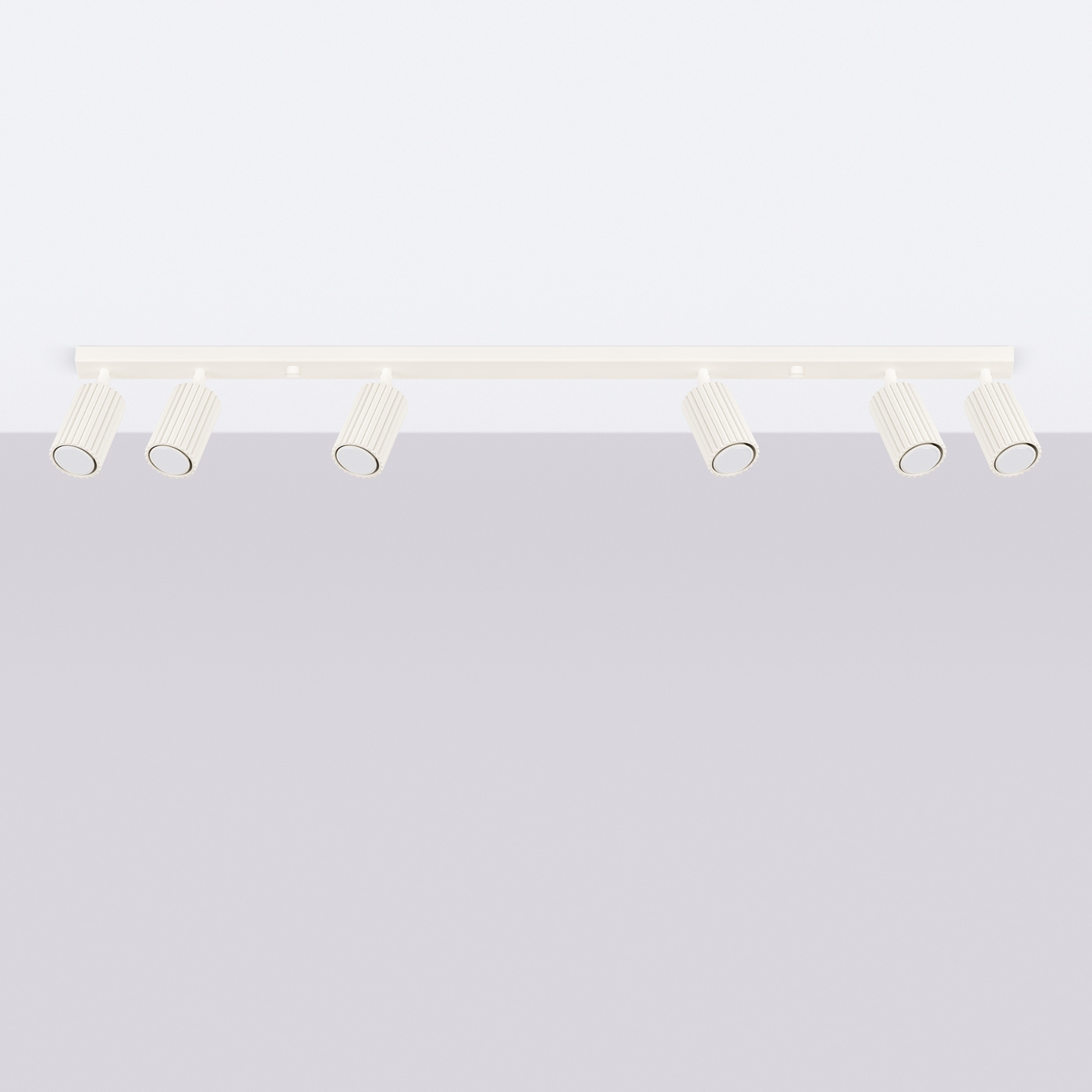 Plafonnier KARBON 6L beige