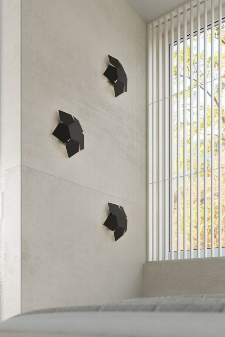 Applique PENTA noire + 2x ampoule LED G9 3000K Warm 4.5W 510lm