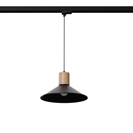 JAGA lampe suspendue noire E27