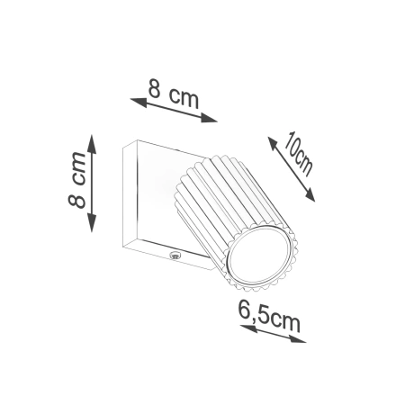 Applique KARBON blanc