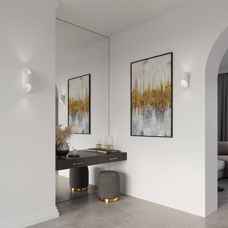 Applique PENNE 30 blanc + 1x ampoule LED G9 3000K Warm 4.5W 510lm