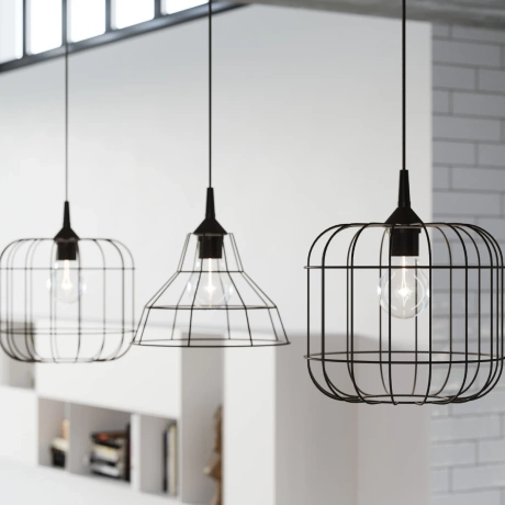 Lampe suspendue CELTA noir