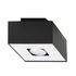Plafond MONO 1 noir + 1x ampoule LED GU-10 3000K Warm 7W 620lm