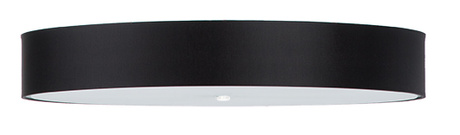 Plafond SKALA 90 noir + 6x ampoule LED E27 3000K Warm 7.5W 620lm