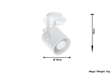 Plafond LAROSA 1 blanc