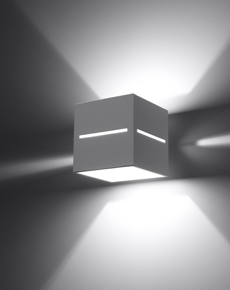 Applique LOBO blanche + 1x ampoule LED G9 4000K froide 4,5W 530lm