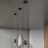 Lampe suspendue DEMI noir