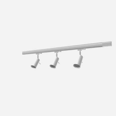 Plafonnier, 3 spots, système de rail triphasé, RING