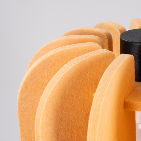 Lampe suspendue MULA 27 jaune