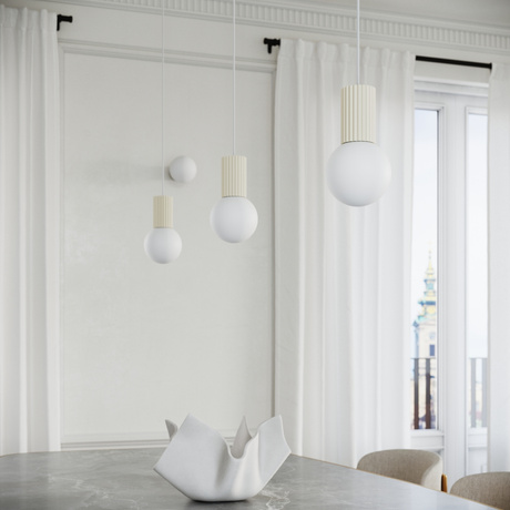 Lampe suspendue HALO 1 beige