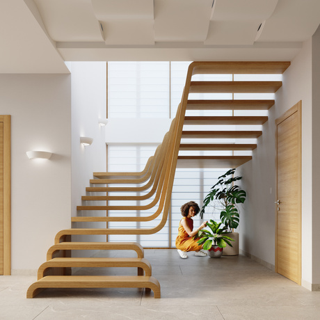 OSKAR Applique céramique blanche + 1x ampoule LED E27 3000K Warm 7.5W 620lm