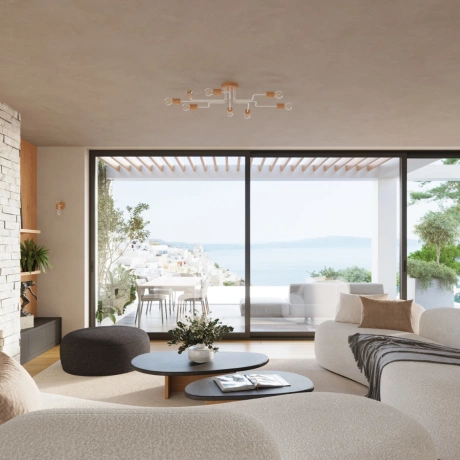 Lustre TIMBO 8 blanc