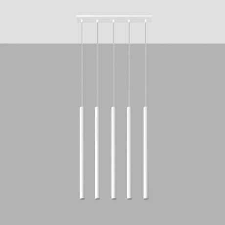 Lampe pendante PASTELO 5 blanc