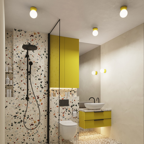 Applique ZORI jaune IP44